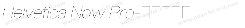Helvetica Now Pro字体转换